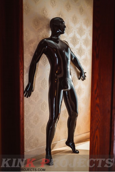 (Stock clearance) Male 'Stealth' Two-pieces Fully-Enclosed Catsuit