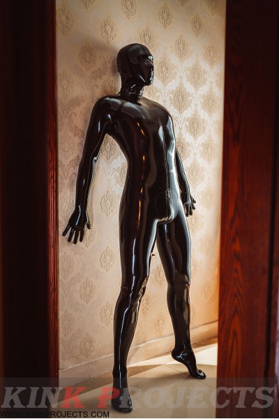 (Stock clearance) Male 'Stealth' Two-pieces Fully-Enclosed Catsuit